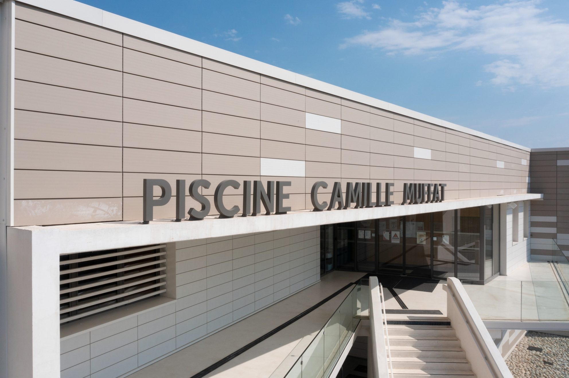 Construction Piscine Municipale Camille Muffat à PorteslèsValence Wienerberger